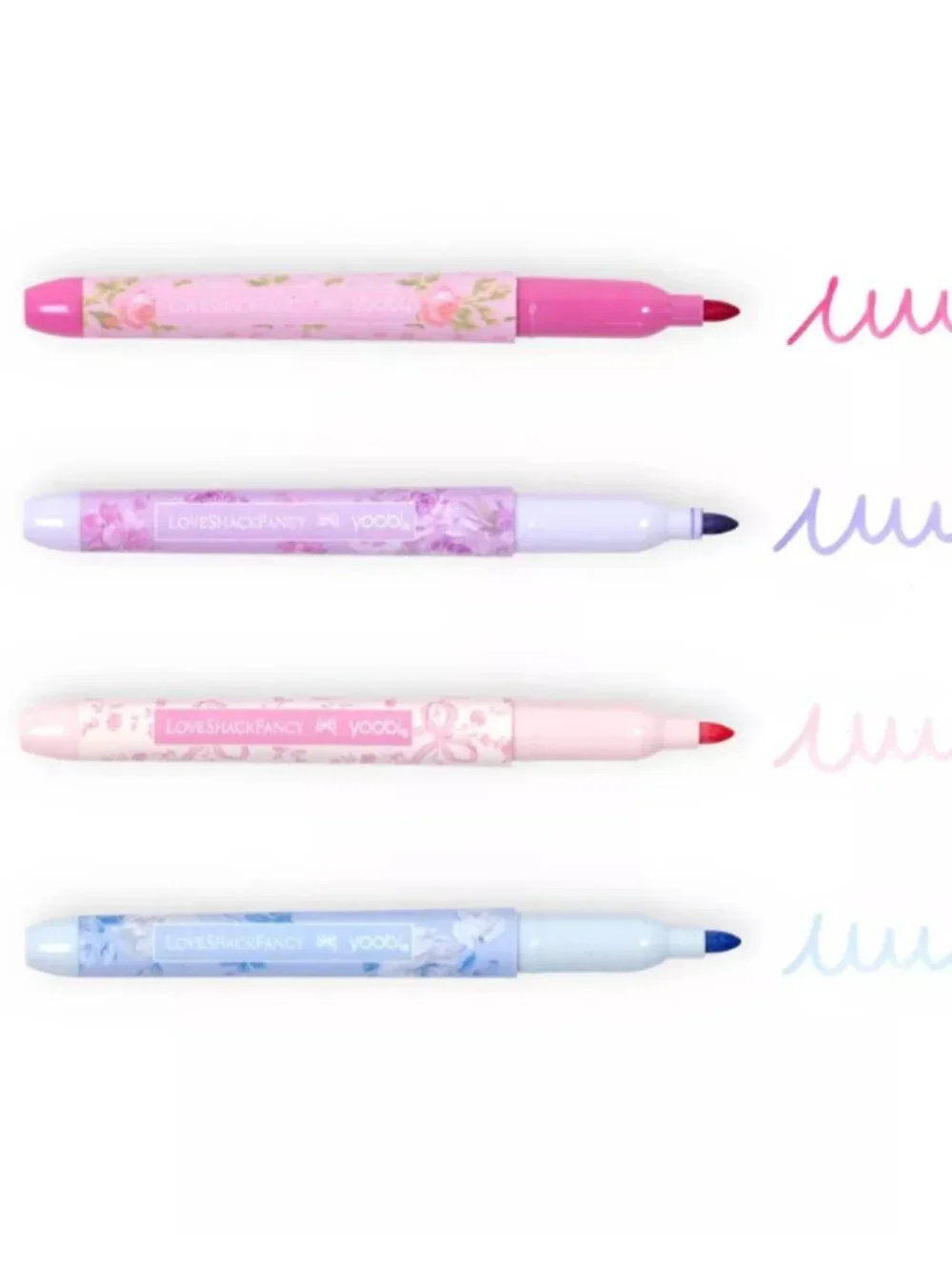 NWT LoveShackFancy x Target - Yoobi 4 pack Dry Erase Markers